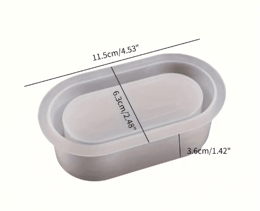 MiniOvalSiliconeMould Silicone Moulds : Mini Oval Silicone Mould (MniO)