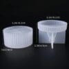 Silicone Moulds : Carnival Stripped Trinket Bowl with lid (STBx98)