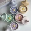 Silicone Moulds : Carnival Stripped Trinket Bowl with lid (STBx98)