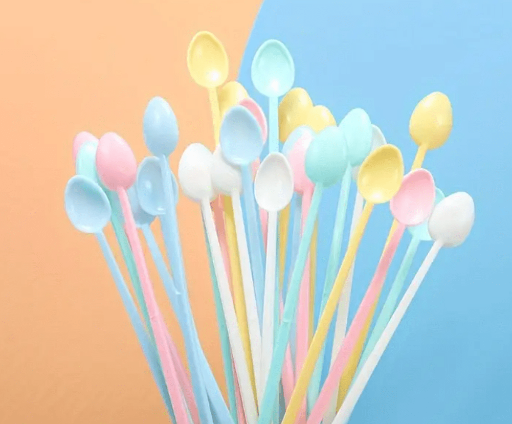 Group Plastic Mixers Arts & Crafts : Colourful Plastic Mixing Sticks (Pack of 5)