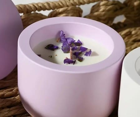 Mini Flower Pot Silicone Mould 3 Silicone Moulds : Mini Jar With Lid (MJL)