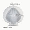 Silicone Moulds : Silicone Ocean Shell Tray Mould (OTM)