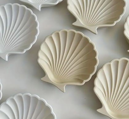 Silicone Ocean Shell Tray Mould 2 Silicone Moulds : Silicone Ocean Shell Tray Mould (OTM)