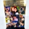 boardLip 3D UV Print : Direct to 3mm CLEAR Acrylic Boards with lip & 6mm Black Melamine or 5mm Clear Acrylic Stand (A6, A5, A4 & A3, Portrait or Landscape)