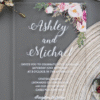weddinginvites2 3D UV Prints : Invitations, Direct to Acrylic CLEAR A6 or A5