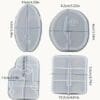 Silicone Mould : 4 Piece  Abstract Faces Silicone Moulds (FSM)