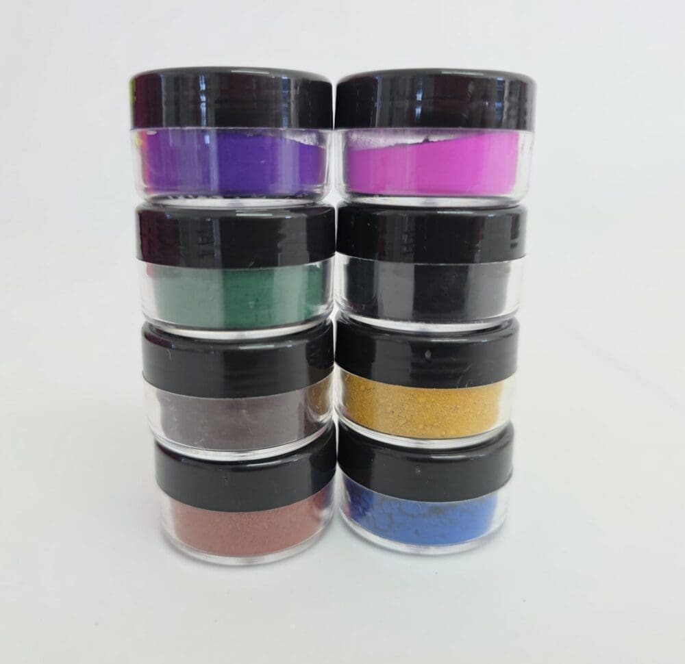 GypsogemPowder_Sets Epoxy Art : Set of Gypsogem Pigment Iron Oxide Powder (8 colours)