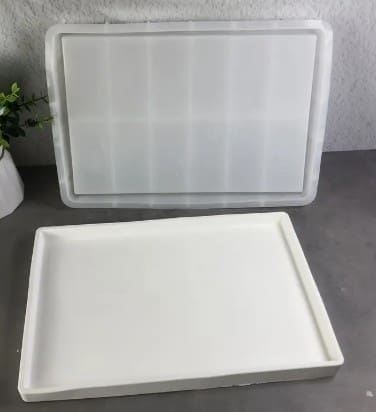 Large Rectangular Silicone Mould Silicone Mould: Large Rectangular Tray Silicone Mould (LRTSM)