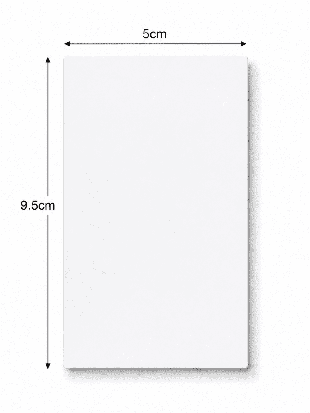 Magnet Rectangle 5 by 9.5cm_2 UV DTF : Rectangle 5cm by 9.5cm Direct Print to Magnets
