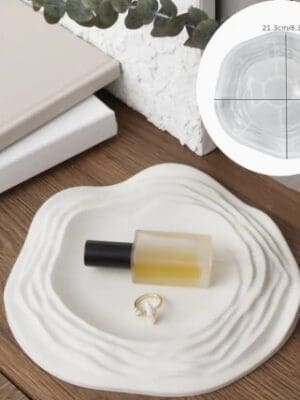 Round Wave Pattern Tray Silicone Mould 2 Silicone Mould : Round Waves Silicone Tray Mould (RWSM)