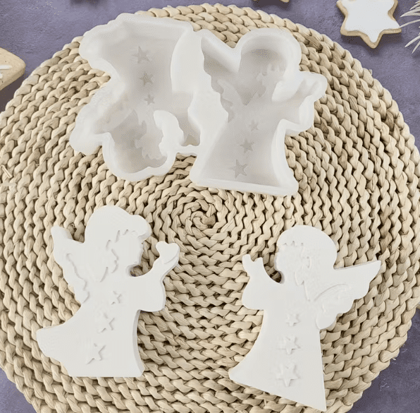 2 Piece 3D Angel Set Silicone Mould (3DAng2Pc) Silicone Mould : 3D Angel Set Silicone Mould (3DAng2Pc)