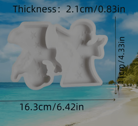 2 Piece 3D Angel Set Silicone Mould (3DAng2Pc)3 Silicone Mould : 3D Angel Set Silicone Mould (3DAng2Pc)