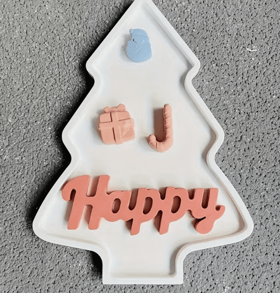 Christmas Tree Main Silicone Mould : Christmas Tree Shaped Tray Silicone Mould (CTSM)
