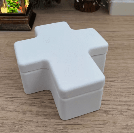 Silicone Mould : Cross Keepsake Box Silicone Mould (CrsBox)