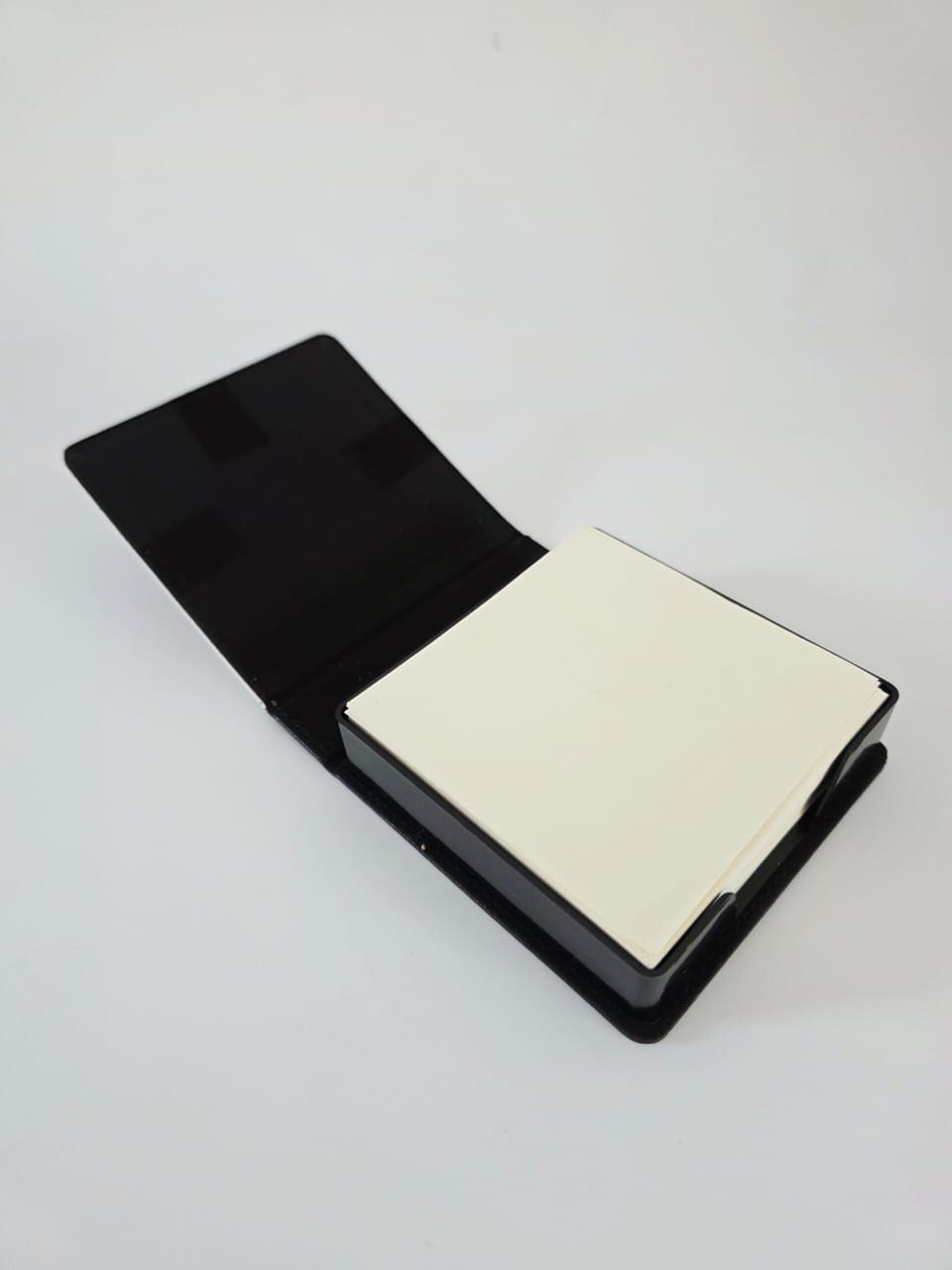 Stregnth SquareMemo3 Personalised Gifting : Square PU Leather Memo Pad with theme floral print with "She Blooms with Strength Proverbs 31:25"
