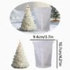3D Love Tree 2 Silicone Mould : 3D Love Christmas Tree with Hearts (3DLove)