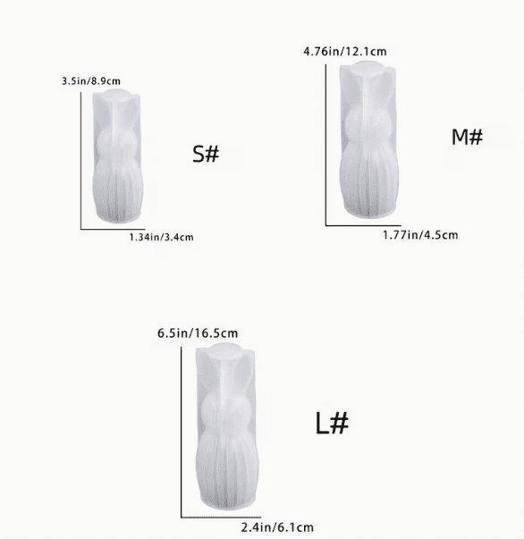 Silicone Moulds : 3 Piece Silicone Rabbit Set (3Pcbun)