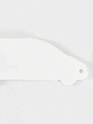 Subli Lux Van Keychain Laser Sublimation Shapes : 2mm Subli-Lux Van + with split keyring