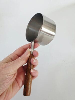 250mlMeasuringCup3 Arts & Crafts : 250ml Stainless Steel Measuring Cup with Wooden Handle