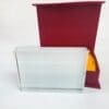 CG6 Sublimation Blanks : 2cm Thick Sublimation Crystal Glass (9 × 13 cm) – Premium Photo Block