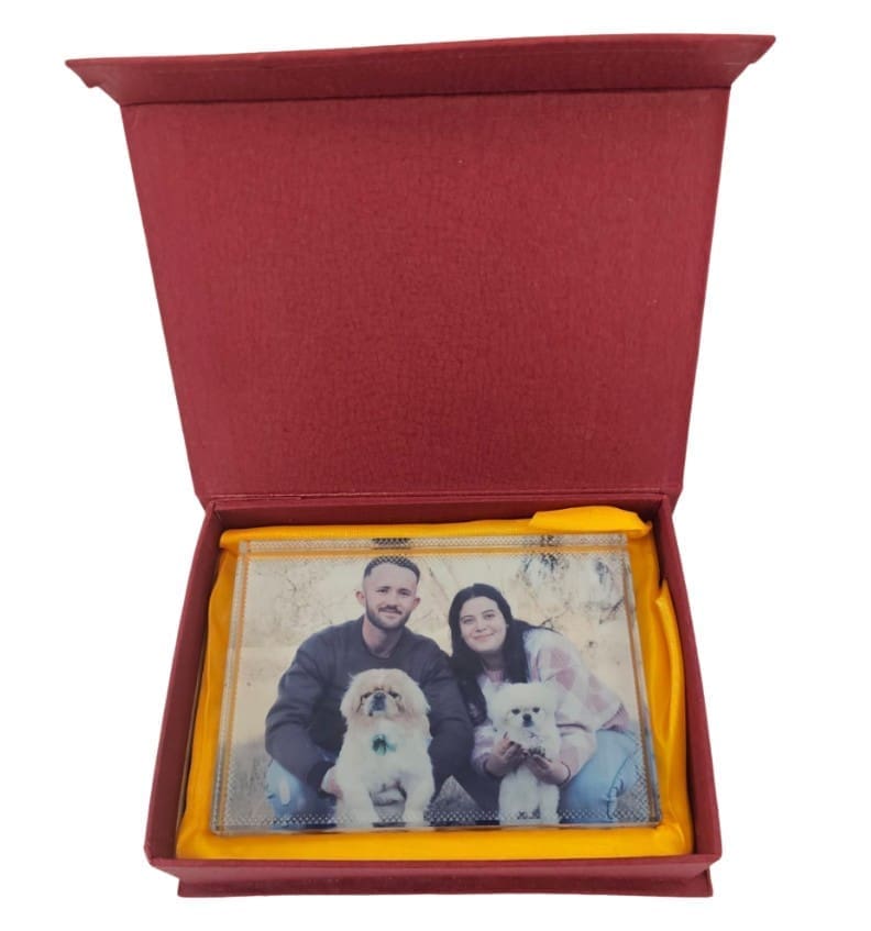 Sample_CG3NB Sublimation Blanks : 2cm Thick Sublimation Crystal Glass (9 × 13 cm) – Premium Photo Block