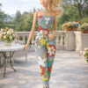 JPS_2c Goosey's Homemade Doll Fashion : Strapless Jumpsuit Set (JPS_2) (Locally crafted. Community‑supporting)