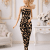 JPS_3b Goosey's Homemade Doll Fashion : Strapless Jumpsuit Set (JPS_3) (Locally crafted. Community‑supporting)