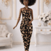 JPS_3c Goosey's Homemade Doll Fashion : Strapless Jumpsuit Set (JPS_3) (Locally crafted. Community‑supporting)