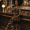 JPS_3d Goosey's Homemade Doll Fashion : Strapless Jumpsuit Set (JPS_3) (Locally crafted. Community‑supporting)