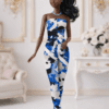 JPS_8 Goosey's Homemade Doll Fashion : Strapless Jumpsuit Set (JPS_8) (Locally crafted. Community‑supporting)