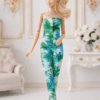 JPS_a Goosey's Homemade Doll Fashion : Strapless Jumpsuit Set (JPS_7) (Locally crafted. Community‑supporting)