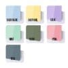 Pastel Colours Laser Acrylic Shapes : Pastel Acrylic Range : Blank Oval Keychain with White Flower Charm