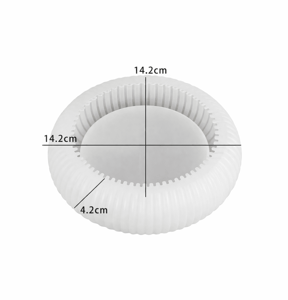 Round Ripple Bowl (RB2)9 Silicone Moulds : Round Ripple Bowl (RB2)