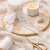 3 Piece Ribbon Chiffon Set D_1 Arts & Crafts : 3 Roll White Chiffon Ribbon Set (CRSW)