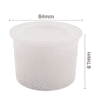 Silicone Moulds : Round Rippled Candle Vase Silicone Mould (TUM-AM)