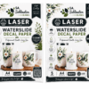 Sublimation Blanks : Waterslide Transfer Paper Decal for LASER (White & Clear, Pack of 5)