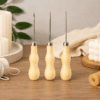 Arts & Crafts : 3-Piece Candle Wick Punch Tool Set