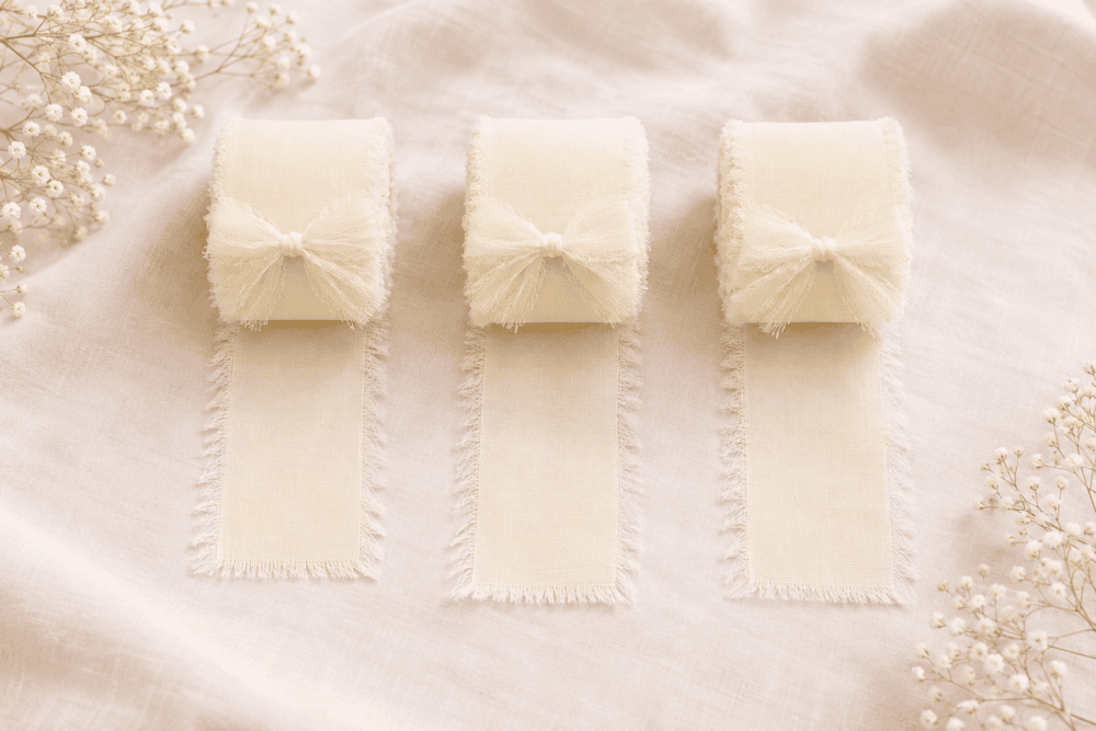 Baby Yellow 3pc Chiffon Set Arts & Crafts : 3 Roll Baby Yellow Chiffon Ribbon Set (CRSBY)