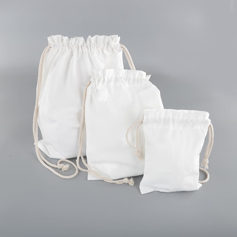 Drawstringbags Sublimation Blanks : Canvas Drawstring Bags