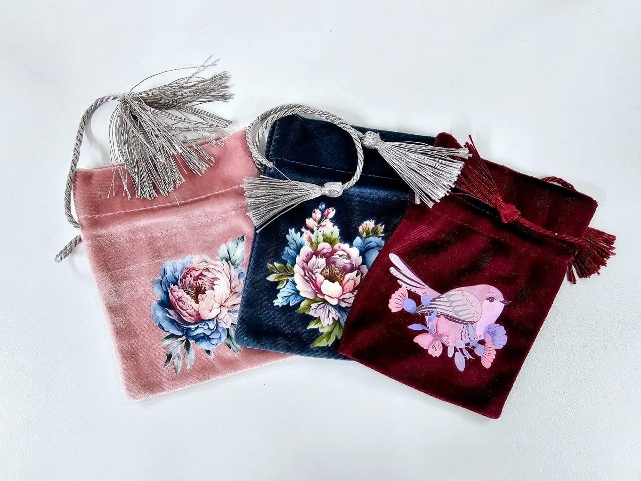 Sublimation Blanks : Crushed Velvet Bags