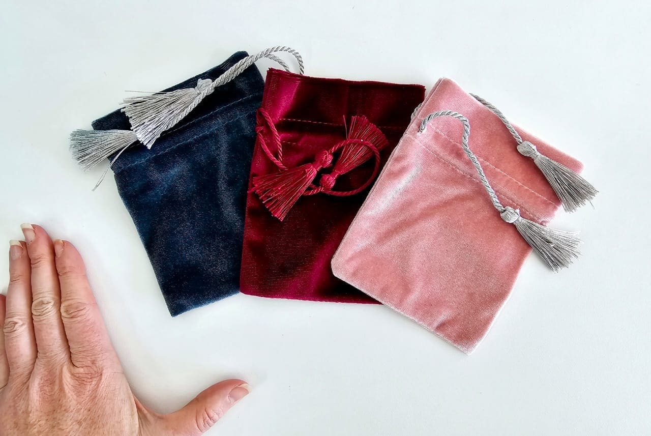 Sublimation Blanks : Crushed Velvet Bags