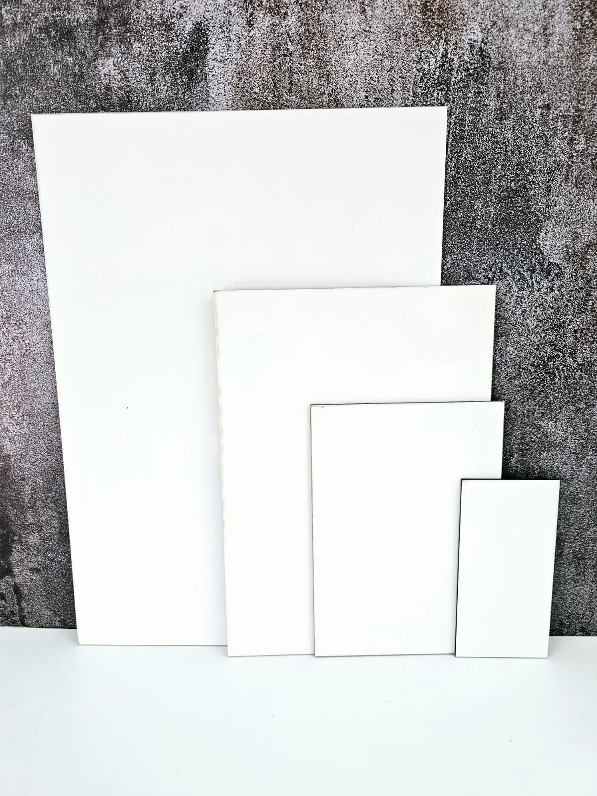 Laser Sublimation Blanks : Super Glossy 3mm Sublimation SINGLE or DOUBLE sided MDF Boards (A6, A5, A4, A3, 60 by 80cm Sheet)
