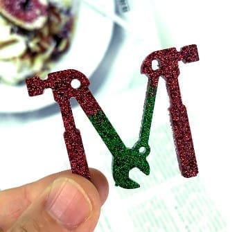 Tool3 Resin & Epoxy : Alpha Tool Shaped Keychain Silicone Mould