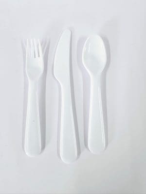 Polymer_Utensils Sublimation Blanks : Polymer Kids Utensil Set