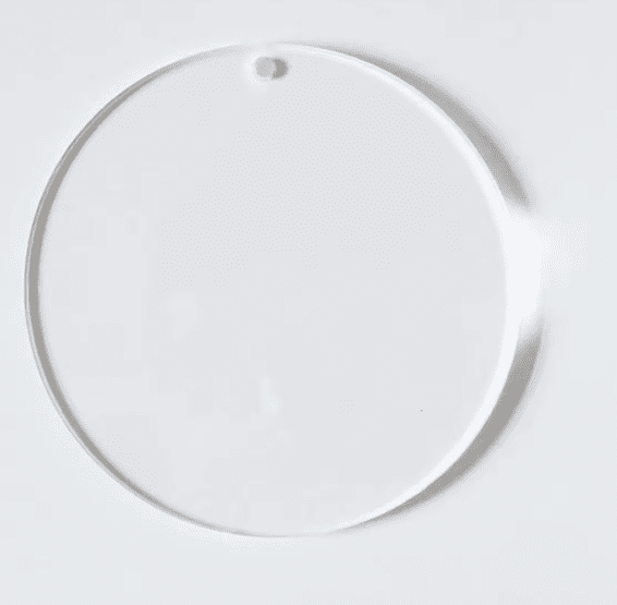 Circle Laser Acrylic Shapes : CLEAR Circle 8 to 18cm Circle (1.5, 2, 3 & 5mm)