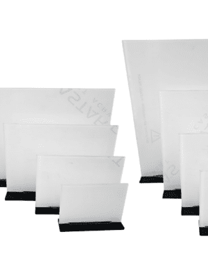 Portraid and Landscape Group Laser Blanks : 3mm CLEAR Acrylic Boards with lip & 6mm Black Melamine or 5mm Clear Acyrlic Stand (Portrait and Landscape)