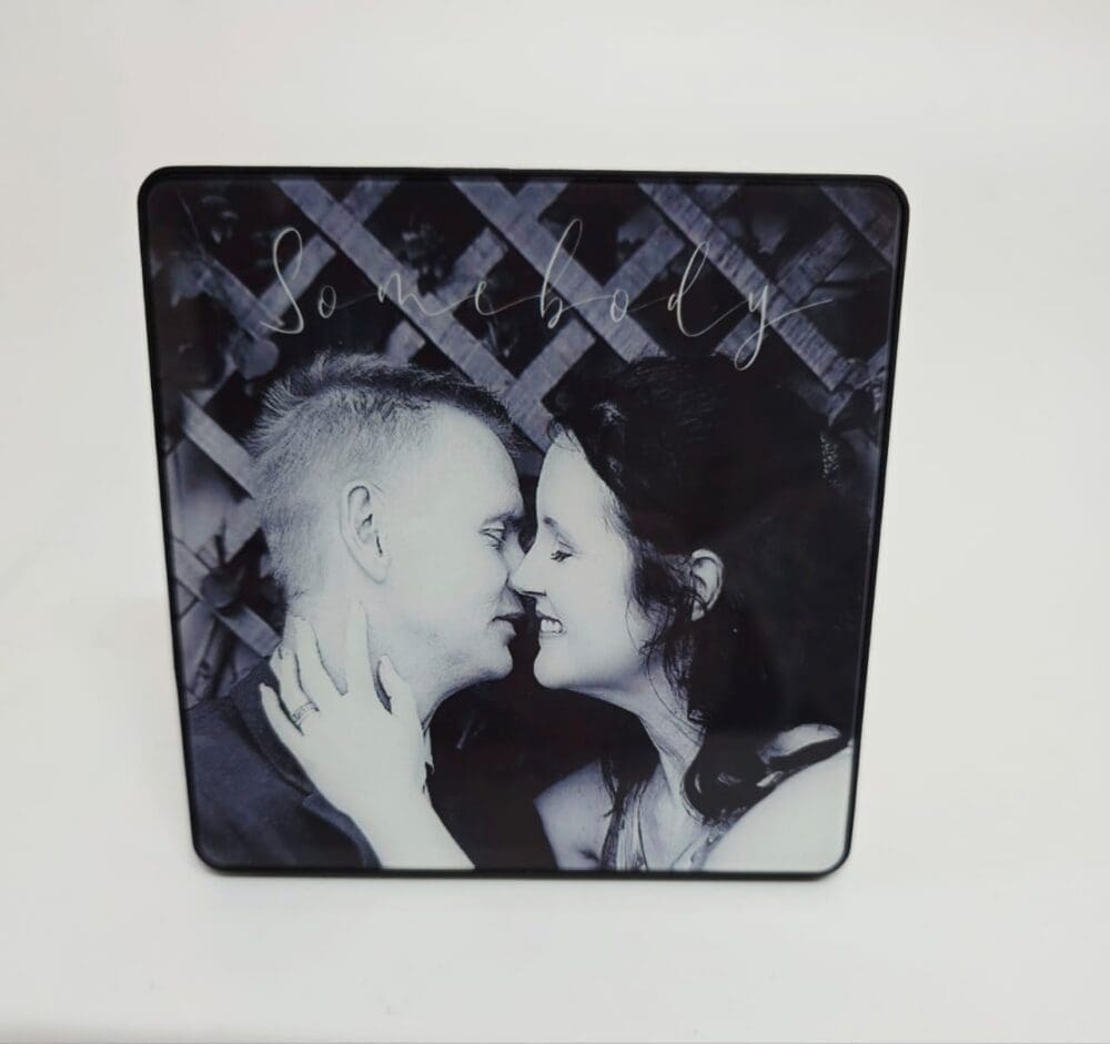 Sublimation Blanks : USB Bluetooth Black Blank Glass Music Fridge Magnet