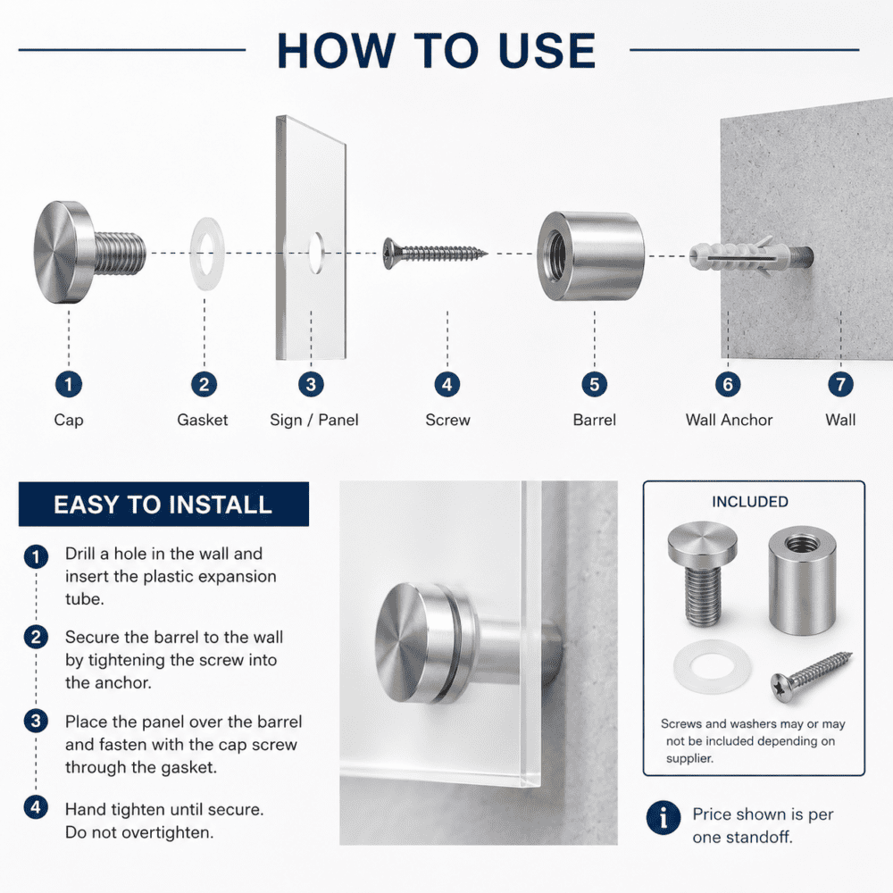 How To use a Stand off Laser Consumables : Standoffs