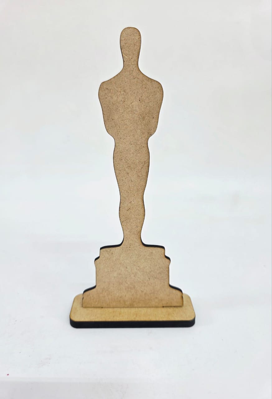 Plain MDF Laser Sublimation Blanks : Oscar Trophy Award (various options)