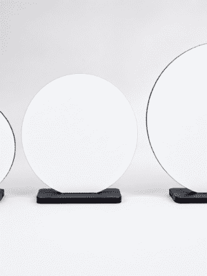 Laser Sublimation Blanks : DIY 3mm Super Glossy Sublimation MDF Circular Style Award/Trophy (Small, Medium & Large)